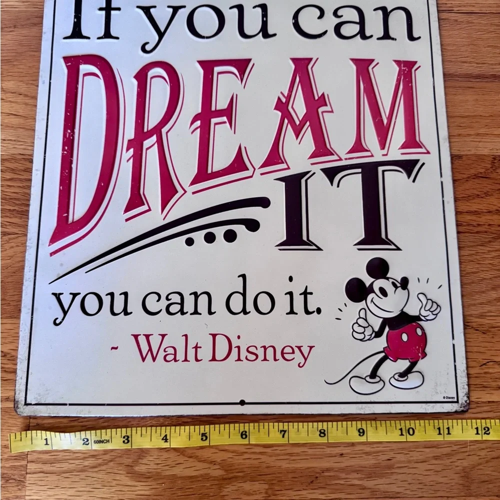 Disney Inspirational Wall Sign, Metal Sign, Disney Sign, Wall Hanging - Picture 5 of 10